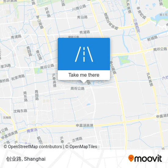 创业路 map