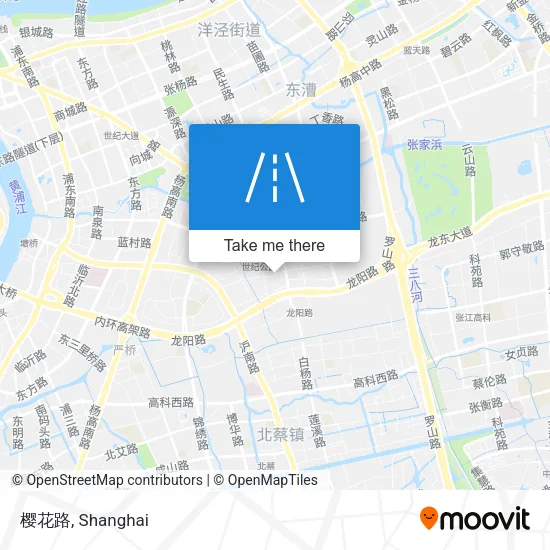 樱花路 map