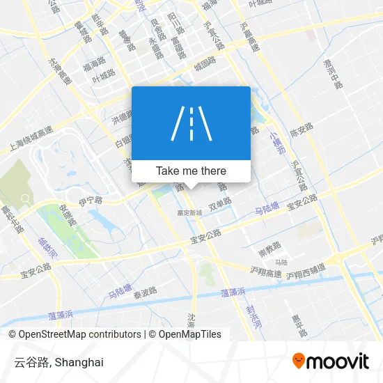 云谷路 map