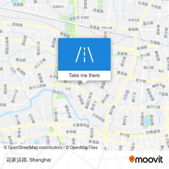 花家浜路 map