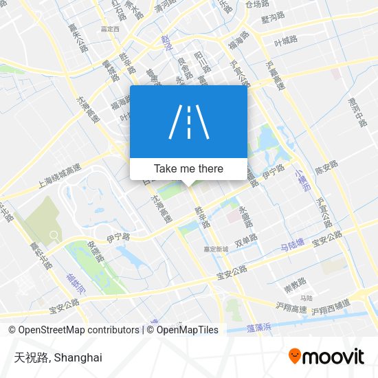 天祝路 map