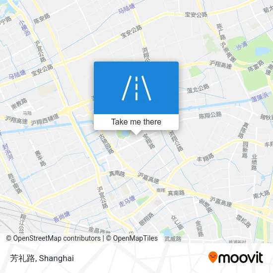 芳礼路 map