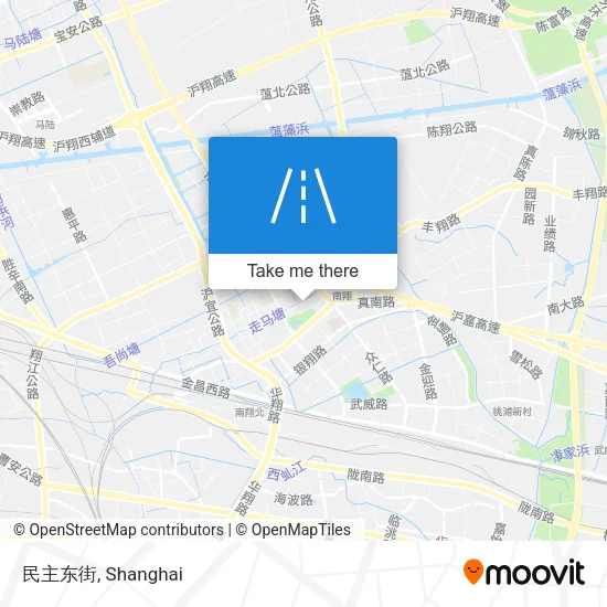 民主东街 map