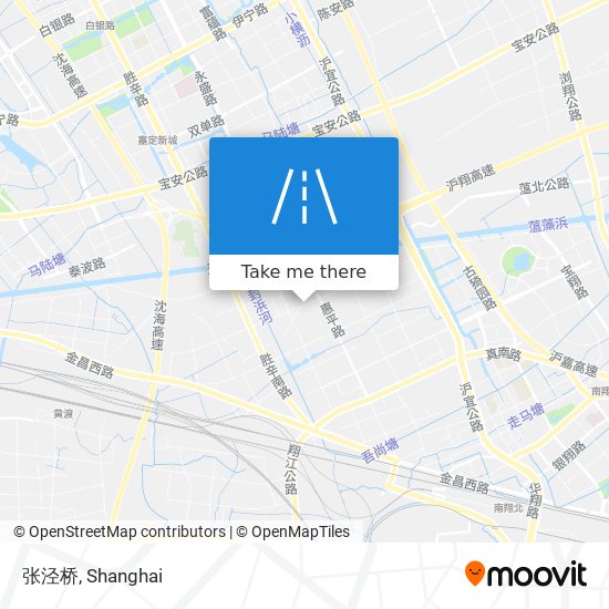 张泾桥 map