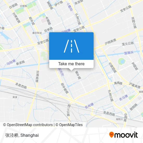 张泾桥 map