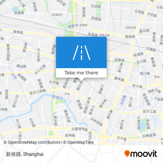 新侯路 map