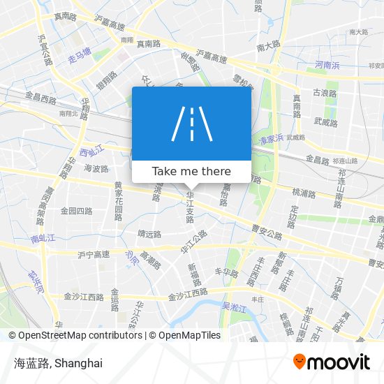 海蓝路 map