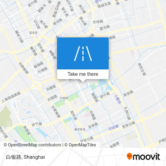 白银路 map