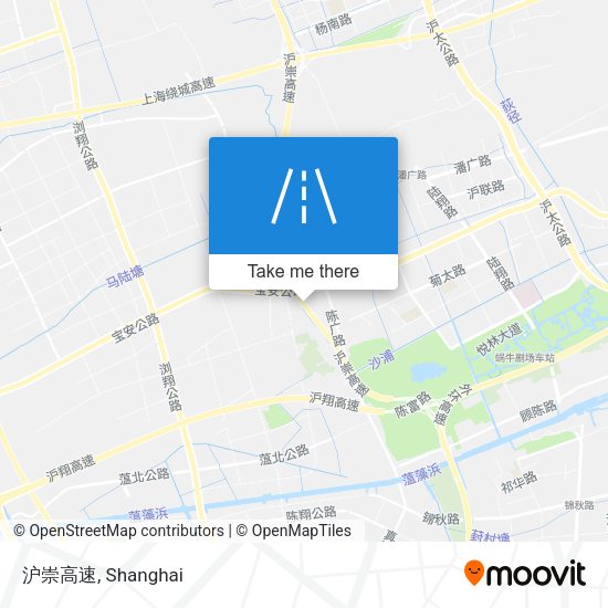 沪崇高速 map