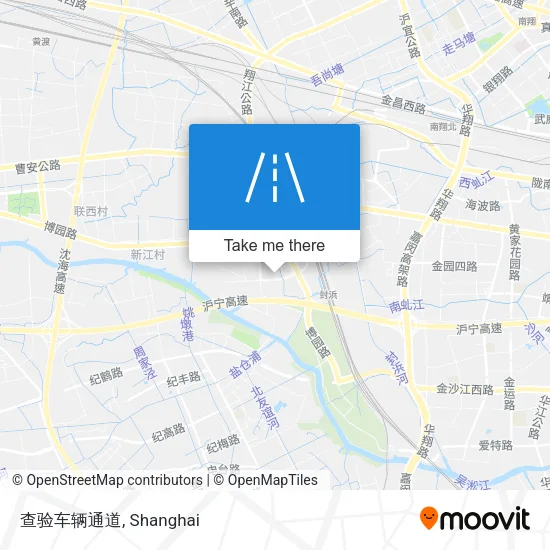 查验车辆通道 map