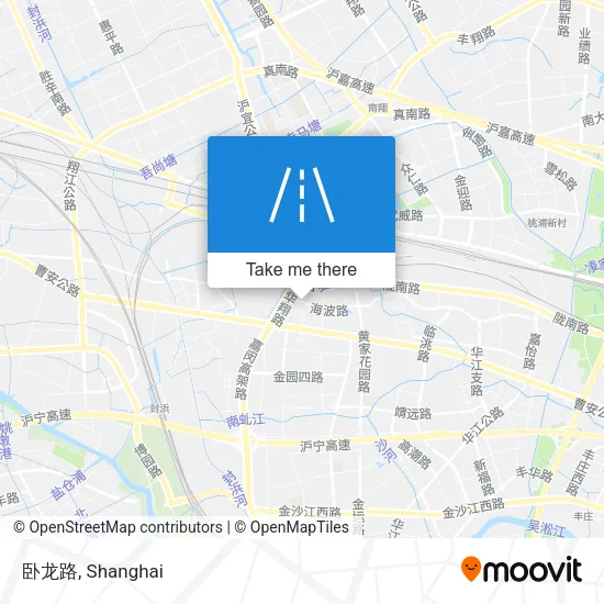 卧龙路 map