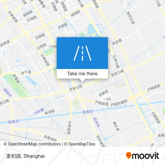 麦积路 map