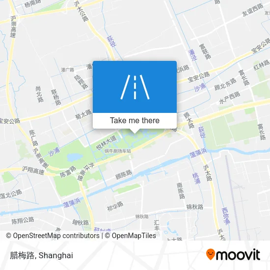 腊梅路 map
