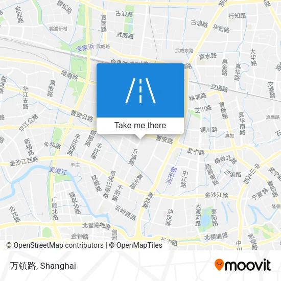 万镇路 map