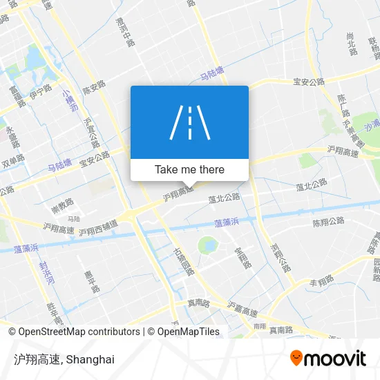 沪翔高速 map