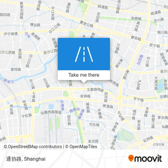 通协路 map
