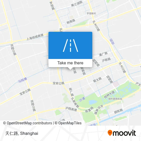 天仁路 map