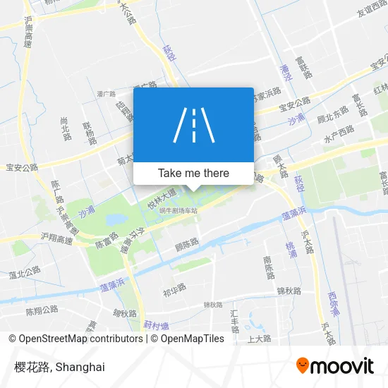 樱花路 map