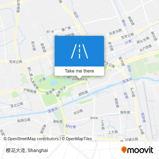 樱花大道 map