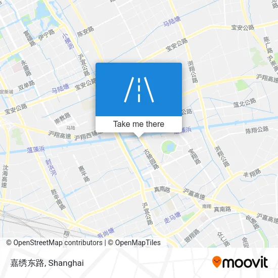 嘉绣东路 map