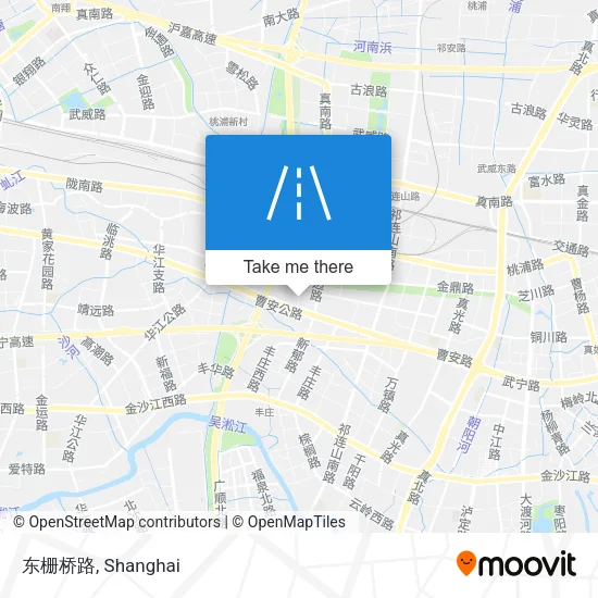 东栅桥路 map