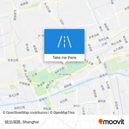 镜泊湖路 map