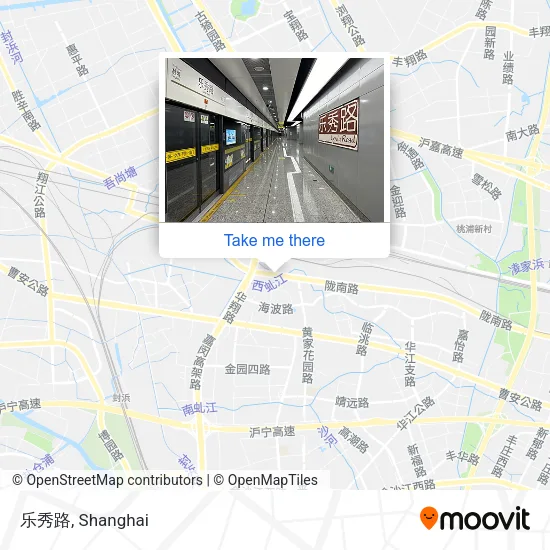 乐秀路 map