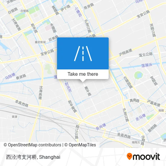西泾湾支河桥 map