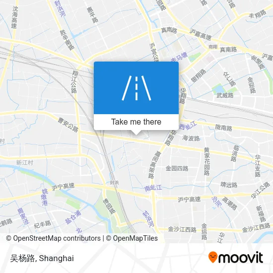 吴杨路 map