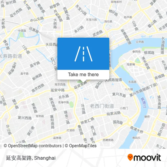 延安高架路 map