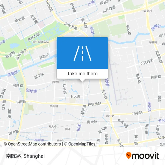 南陈路 map