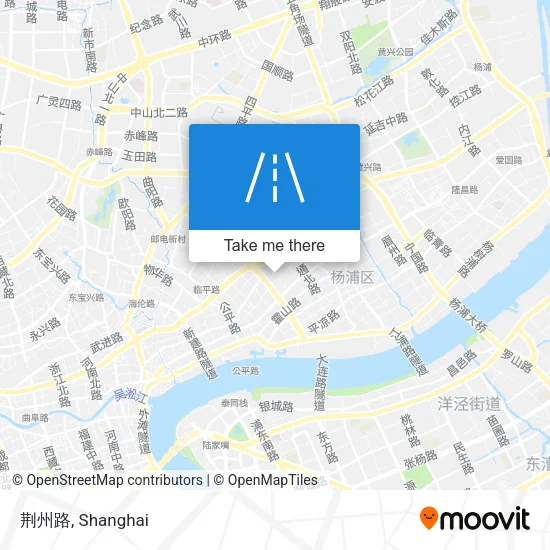 荆州路 map