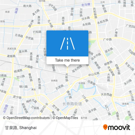 甘泉路 map