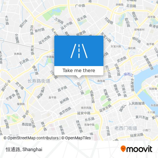 恒通路 map