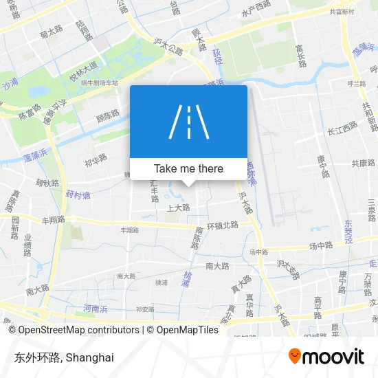 东外环路 map