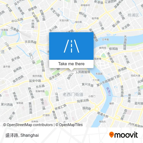 盛泽路 map
