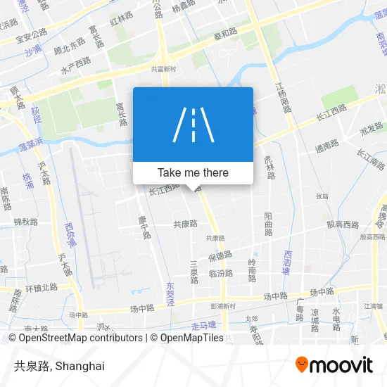 共泉路 map