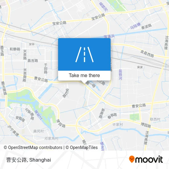 曹安公路 map