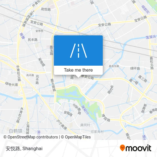 安悦路 map