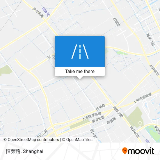 恒荣路 map