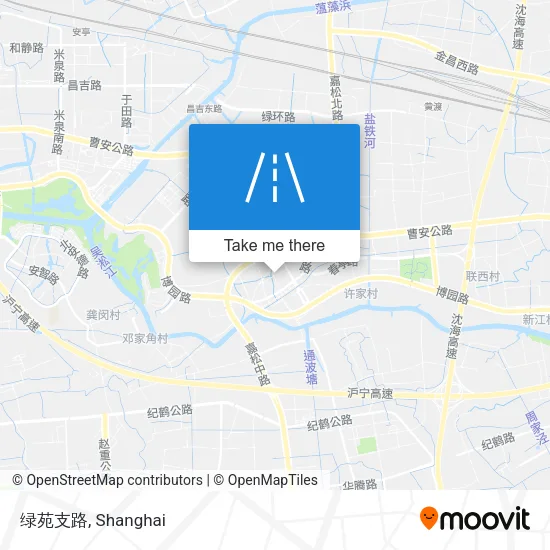 绿苑支路 map