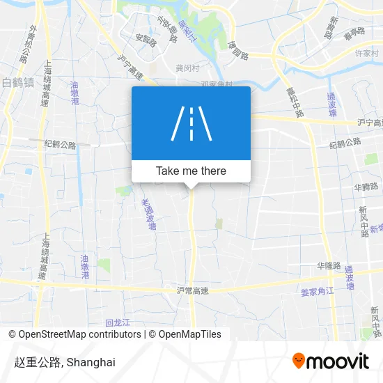 赵重公路 map