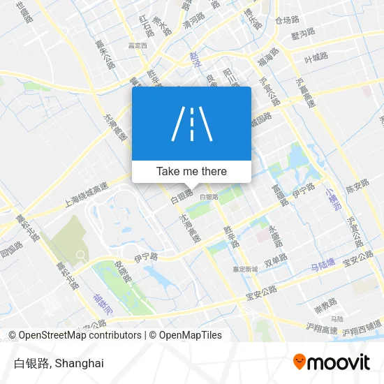 白银路 map