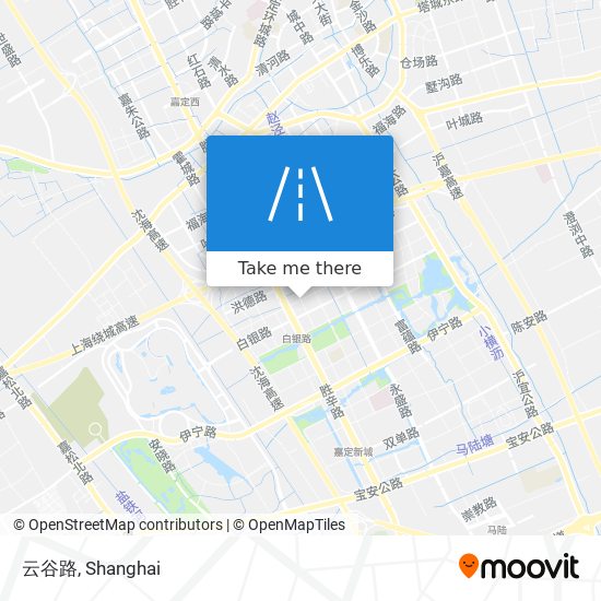 云谷路 map