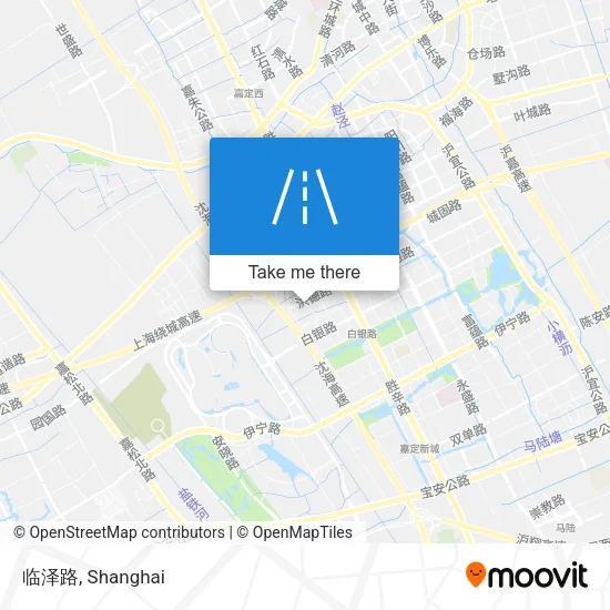 临泽路 map