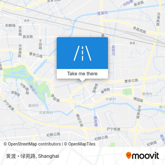 黄渡 • 绿苑路 map