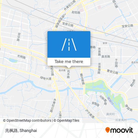 兆枫路 map