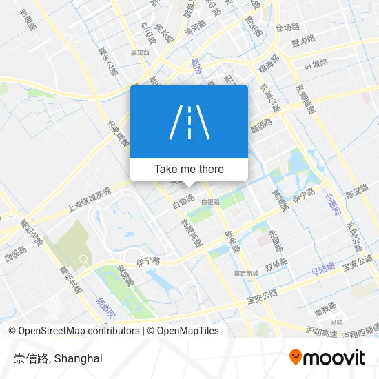 崇信路 map