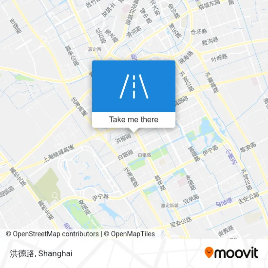 洪德路 map