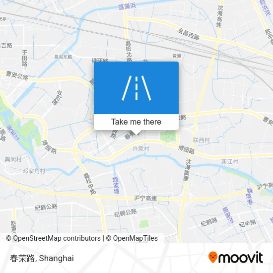 春荣路 map